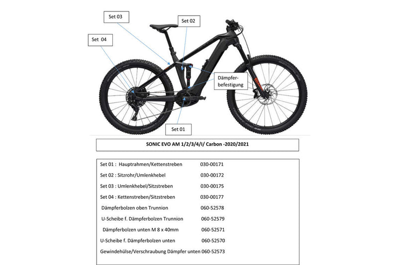 Bulls Lagersatz MK01 Bulls Sonic 2022