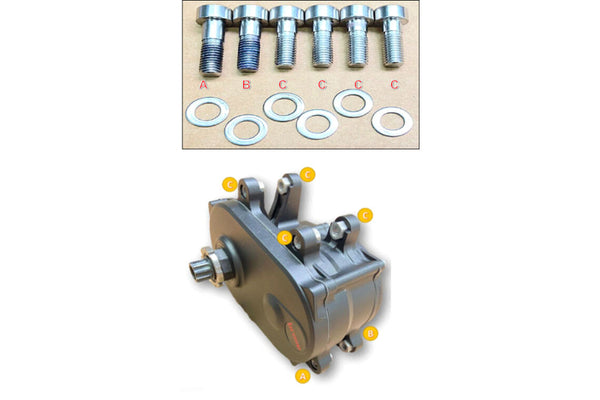 Trade Star Motorschrauben Brose S/T-MAG 6 St., ohne Scheiben