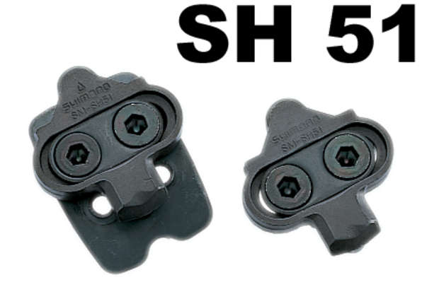 SHIMANO SPD Cleats SM-SH51 schwarz