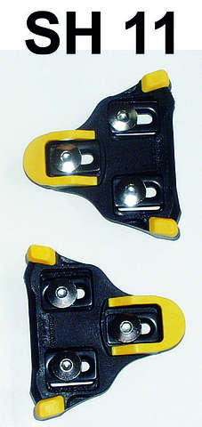 Shimano Cleats SM-SH 11 gelb 6°