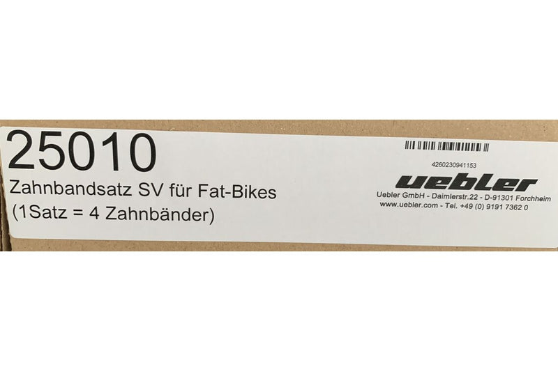 Ubler Zahnband f. Fatbikes 25010