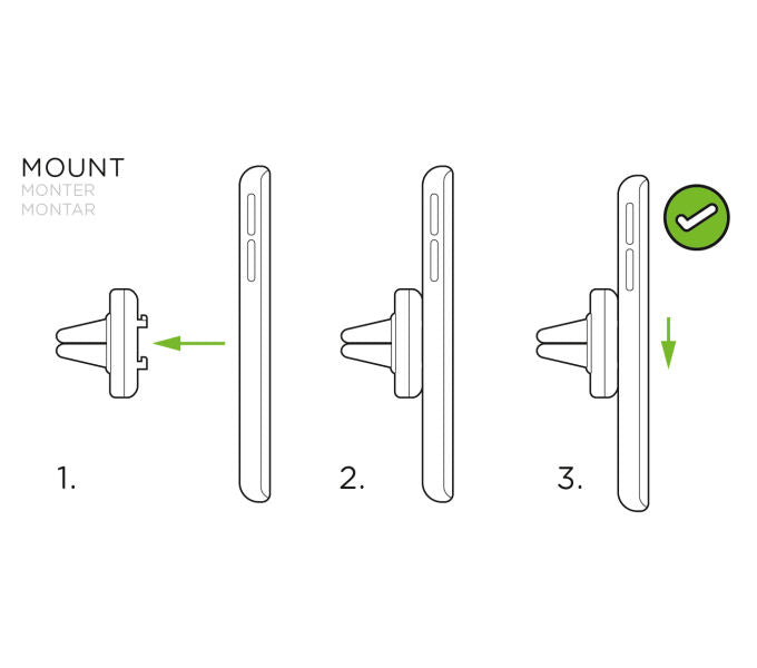 SP Connect Halterung Vent Mount Snap