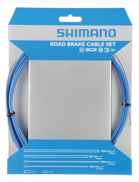 SHIMANO Bremszug Road blau